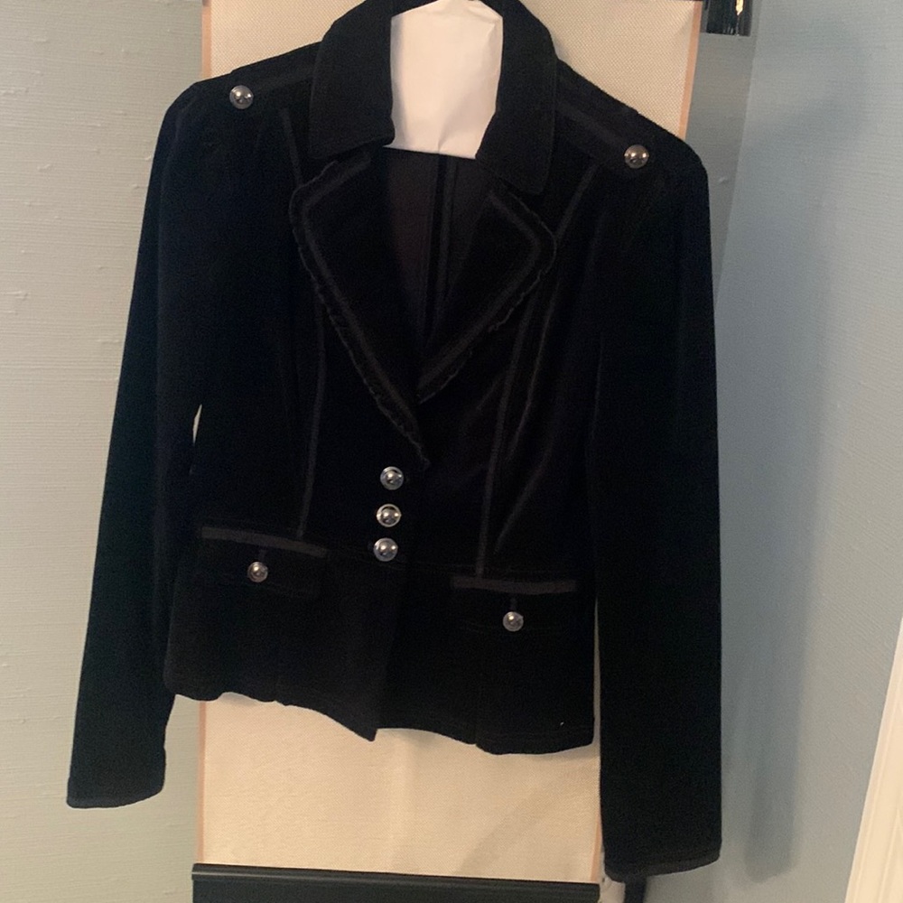 Black Velvet Blazer